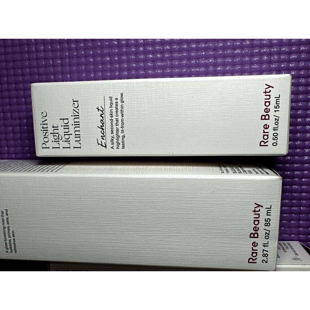 Rare Beauty Makeup Lot: Liquid Luminizer, Foundation, 4 in 1 face Mist NEW - Picture 2 of 7